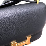 エルメス HERMES コンスタンス3 ミニ W刻 ブラック ゴールド金具 エプソン レディース ショルダーバッグ