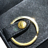 プラダ PRADA 4連キーケース ブラック ゴールド金具 サフィアーノレザー メンズ キーケース