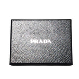 プラダ PRADA 4連キーケース ブラック ゴールド金具 サフィアーノレザー メンズ キーケース