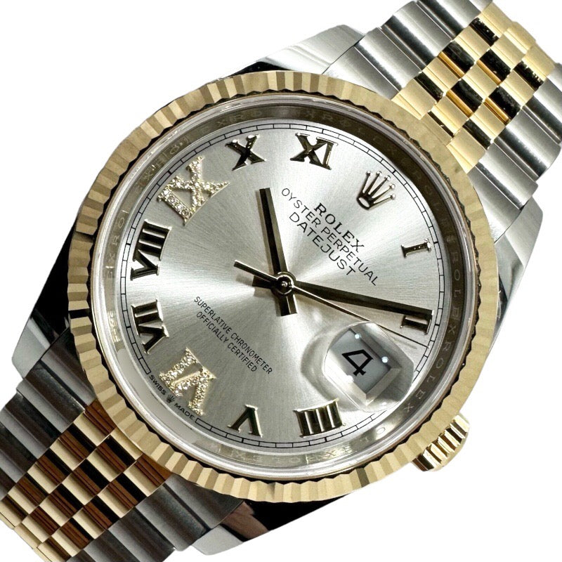 ロレックス ROLEX デイトジャスト36 ランダムシリアル 126233 SS/YG 腕時計