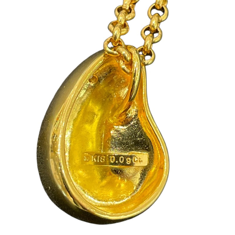 ミキモト MIKIMOTO ドロップモチーフ５ＰＤネックレス ゴールド K18YG アクセサリー