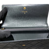シャネル CHANEL ボーイシャネル　ロングフラップウォレット A80286 メタリックブルー カーフ レディース 長財布
