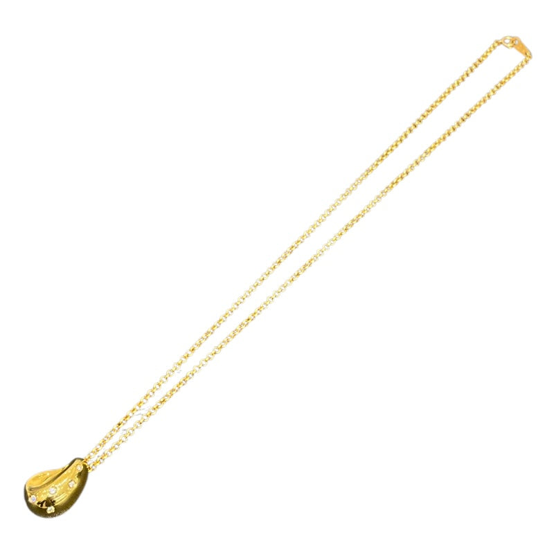 ミキモト MIKIMOTO ドロップモチーフ５ＰＤネックレス ゴールド K18YG アクセサリー