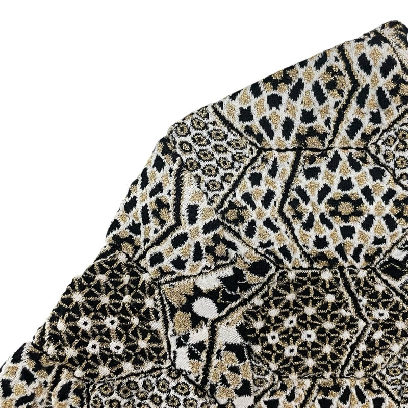 シャネル CHANEL 半袖ニットワンピース P50790 ゴールド コットン レディース ワンピース