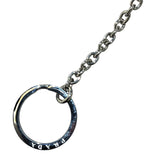 プラダ PRADA レザートライアングル キーチェーン 1PP122 ピンク レザー レディース カードケース