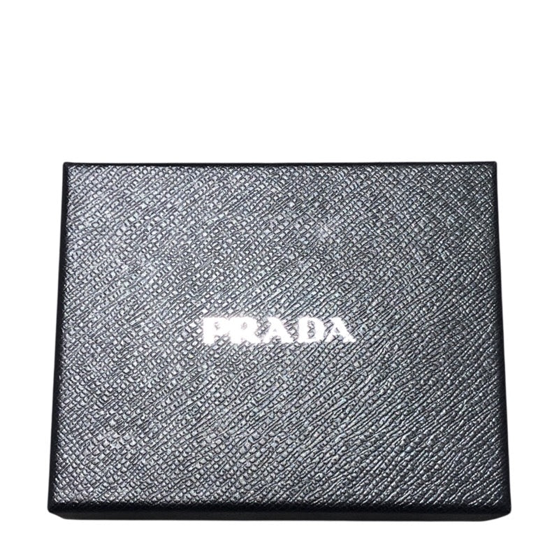 プラダ PRADA レザートライアングル キーチェーン 1PP122 ピンク レザー レディース カードケース