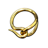 エルメス HERMES ジャンボスカーフリング ゴールド メタル レディース スカーフリング