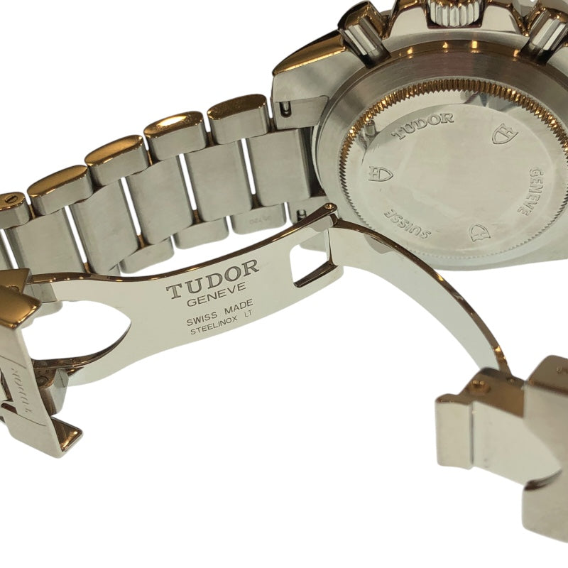 チューダー/チュードル TUDOR グランツアー クロノグラフ 20350N シルバー SS 自動巻き メンズ 腕時計