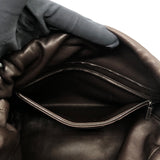 THE ROW アンジー ショルダー ダークブラウン レザー ユニセックス ショルダーバッグ