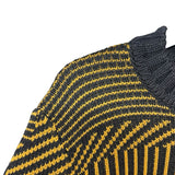 フェンディ FENDI FFロゴジャガードニットセーター FAE549 イエロー ウール メンズ セーター