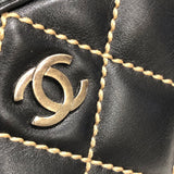 シャネル CHANEL ワイルドステッチハンドバッグ カーフ レディース ハンドバッグ