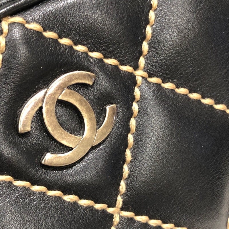 シャネル CHANEL ワイルドステッチハンドバッグ カーフ レディース ハンドバッグ