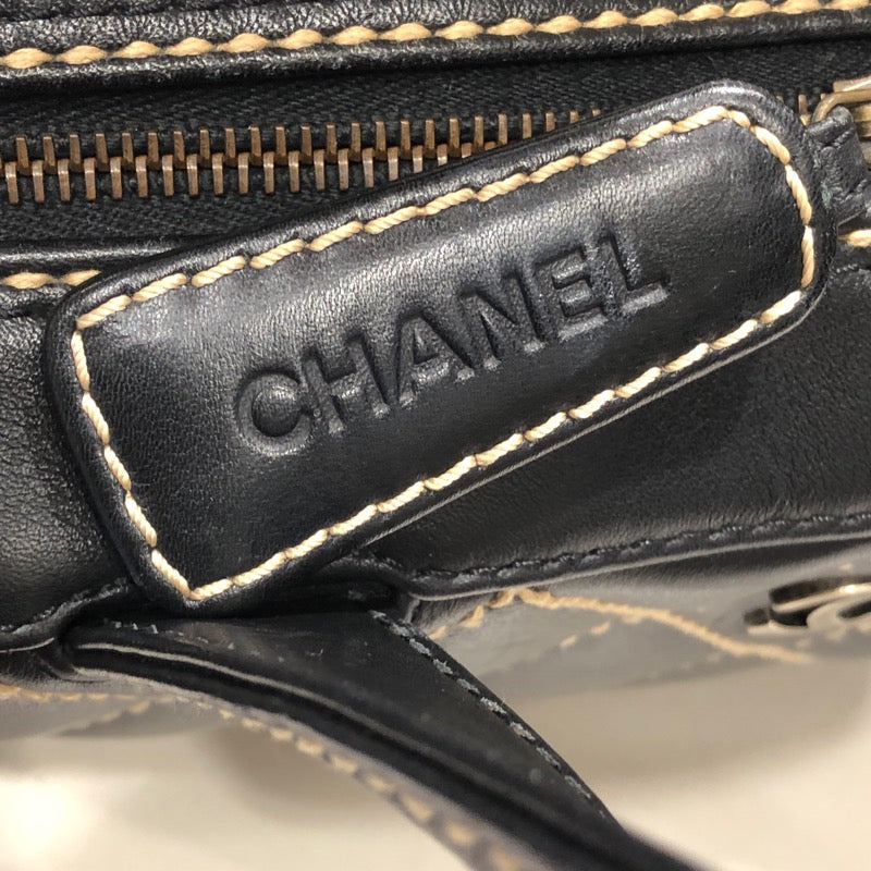 シャネル CHANEL ワイルドステッチハンドバッグ カーフ レディース ハンドバッグ