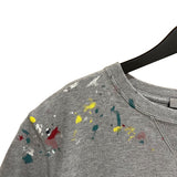 クリスチャン・ディオール Christian Dior ペイント加工ロゴ刺繍半袖Tシャツ 183J686A0554 コットン メンズ 半袖Ｔシャツ