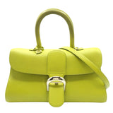 デルヴォー DELVAUX プリヨンEW　PM ライトグリーン レザー レディース ショルダーバッグ