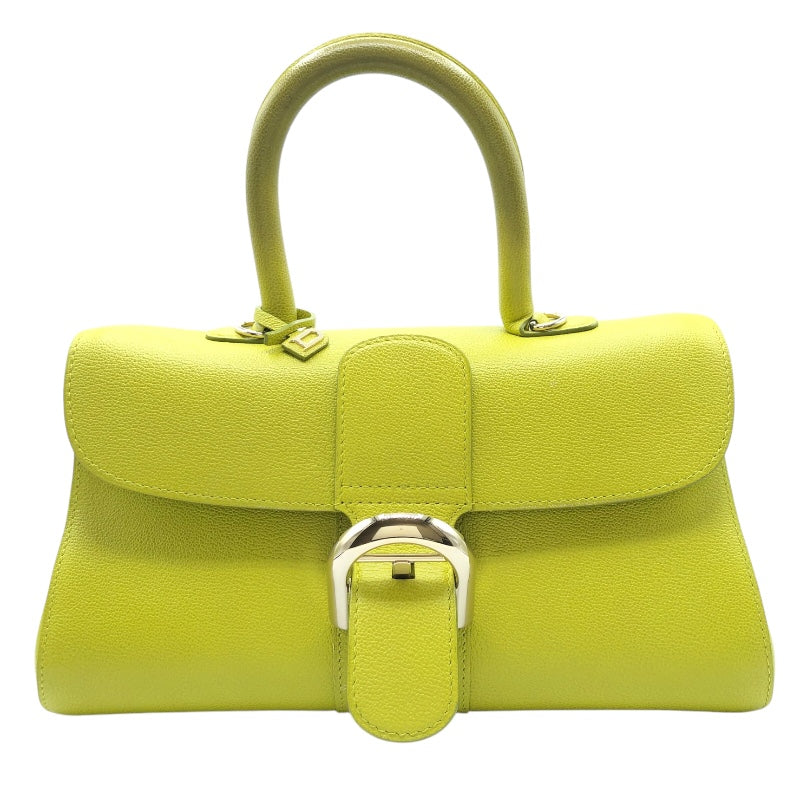 デルヴォー DELVAUX プリヨンEW PM ライトグリーン レザー デルヴォー DELVAUX プリヨンEW PM ライトグリーン レザー