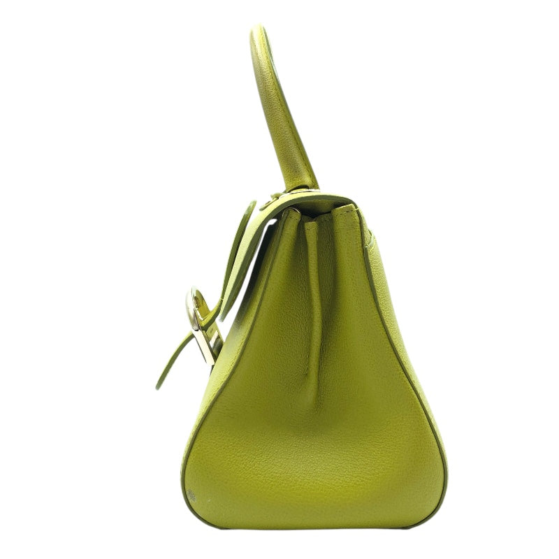 デルヴォー DELVAUX プリヨンEW　PM ライトグリーン レザー レディース ショルダーバッグ