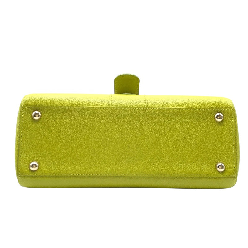 デルヴォー DELVAUX プリヨンEW PM ライトグリーン レザー デルヴォー DELVAUX プリヨンEW PM ライトグリーン レザー