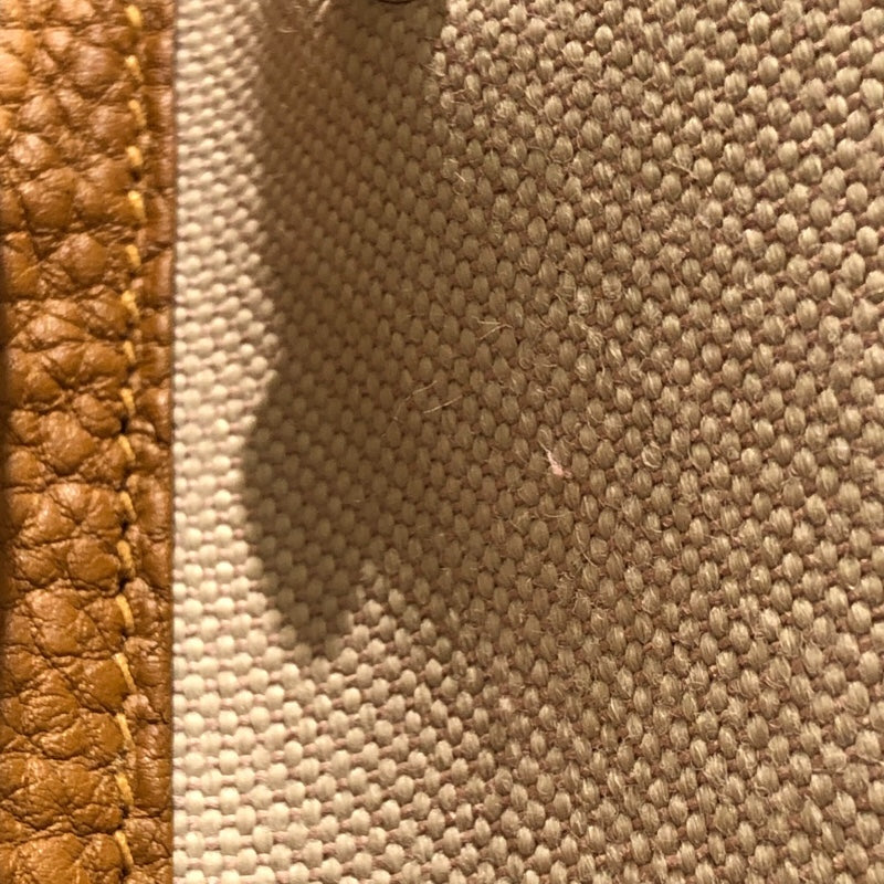 エルメス HERMES ガーデンパーティＴＰＭ Ｙ刻 ビスキュイ ＳＶ金具 トワル レディース ハンドバッグ