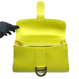 デルヴォー DELVAUX プリヨンEW　PM ライトグリーン レザー レディース ショルダーバッグ