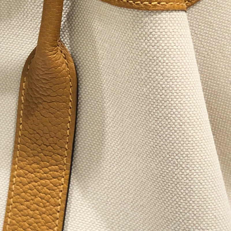 エルメス HERMES ガーデンパーティＴＰＭ Ｙ刻 ビスキュイ ＳＶ金具 トワル レディース ハンドバッグ