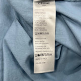 セリーヌ CELINE ロゴプリント半袖Tシャツ 2X681671Q ブルー コットン メンズ 半袖Ｔシャツ