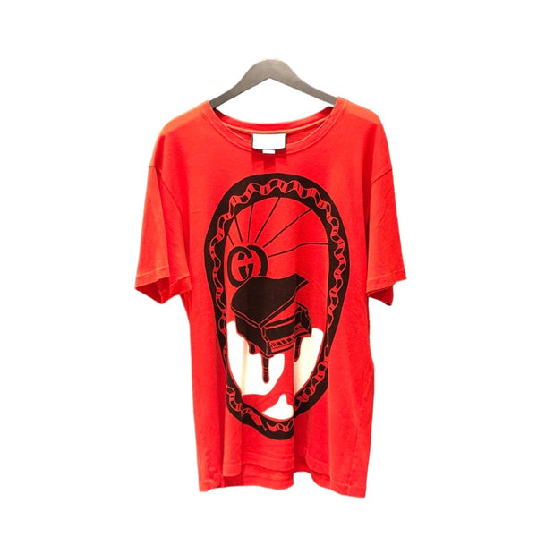 グッチ GUCCI ピアノプリントTシャツ 548334 コットン  メンズ 半袖Ｔシャツ