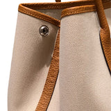 エルメス HERMES ガーデンパーティＴＰＭ Ｙ刻 ビスキュイ ＳＶ金具 トワル レディース ハンドバッグ