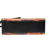 バーバリー BURBERRY タイガープリント２WAYトート ブラック・イエロー PVC・レザー レディース トートバッグ