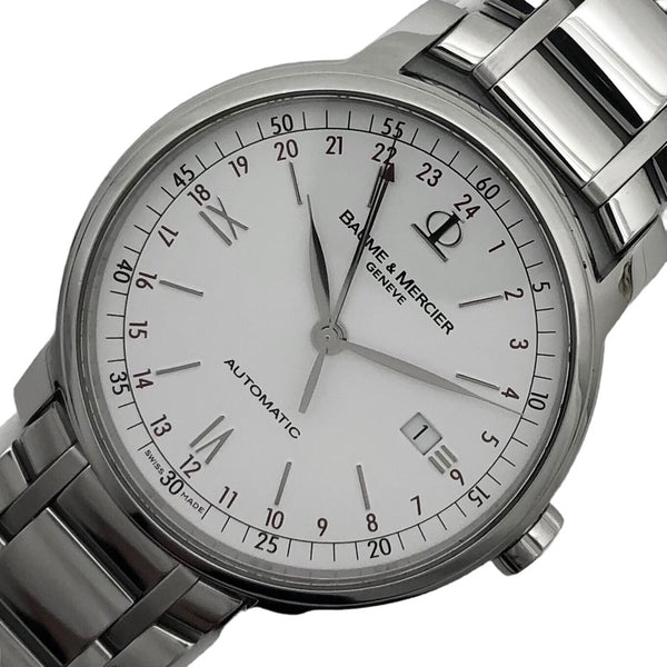 ボーム＆メルシェ BAUME & MERCIER クラシマ エグゼクティブ GMT MOA08734 SS 自動巻き メンズ 腕時計