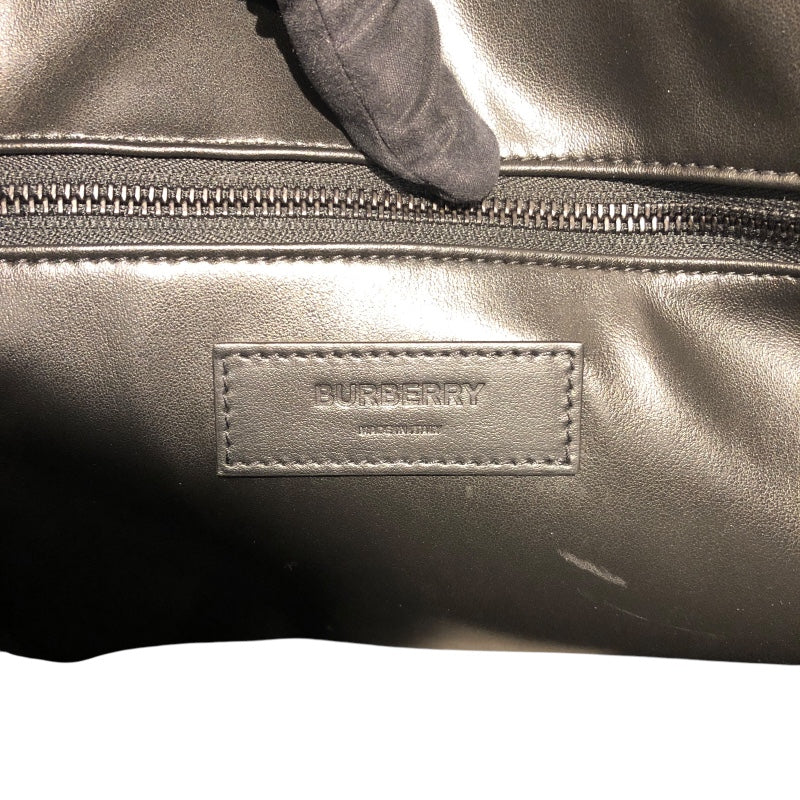 バーバリー BURBERRY タイガープリント２WAYトート ブラック・イエロー PVC・レザー レディース トートバッグ