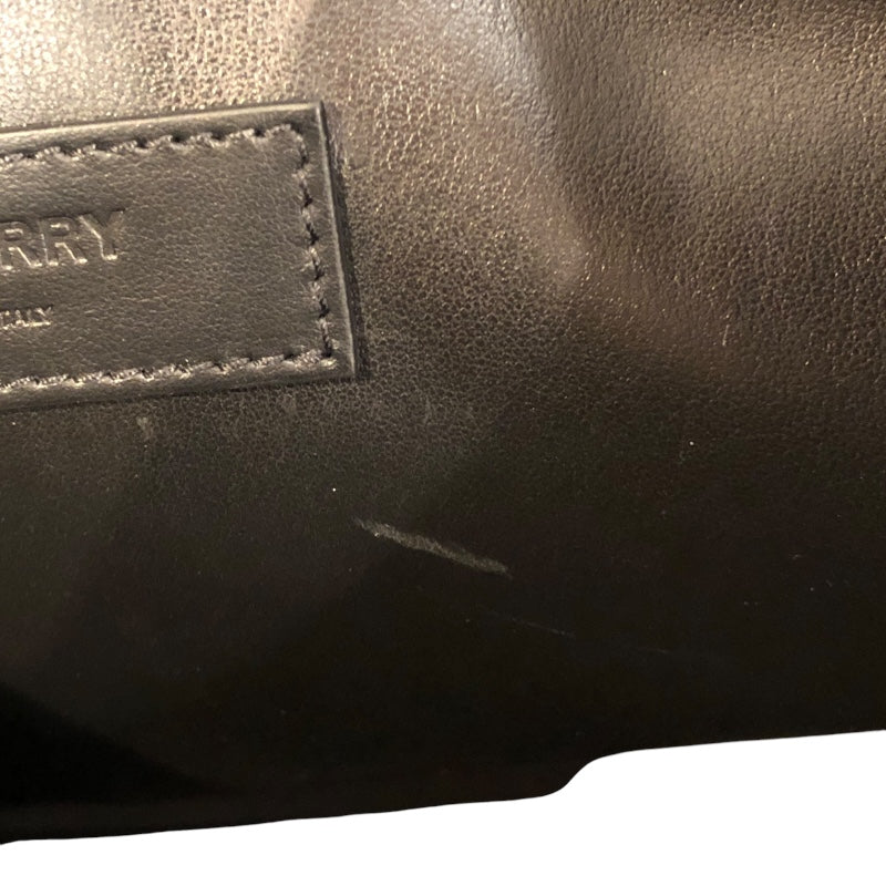 バーバリー BURBERRY タイガープリント２WAYトート ブラック・イエロー PVC・レザー レディース トートバッグ