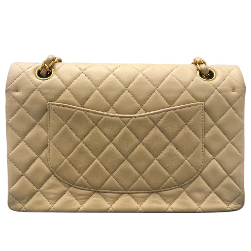 シャネル CHANEL マトラッセ25 A01112 ベージュ ラムスキン レディース ショルダーバッグ