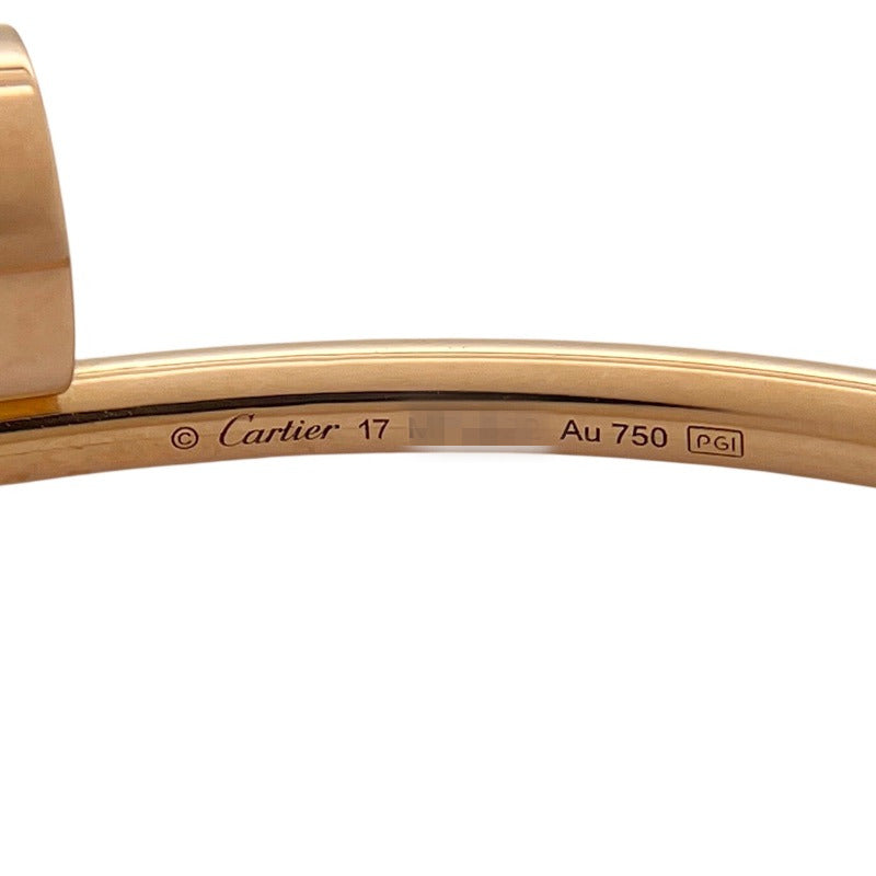 カルティエ Cartier ジュスト アン クル SMブレス #17 K18PG ジュエリー