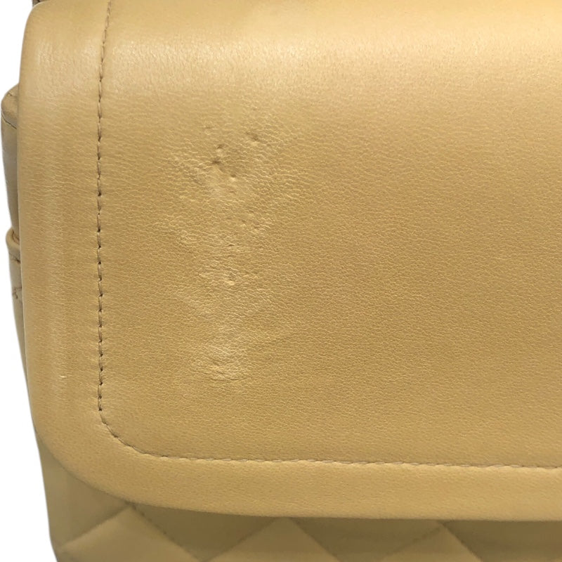 シャネル CHANEL マトラッセ25 A01112 ベージュ ラムスキン レディース ショルダーバッグ