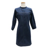 フェンディ FENDI デザインデニムワンピース FLD545 ブルー コットン レディース ワンピース