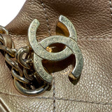 シャネル CHANEL マトラッセチェーントートバッグ ゴールド カーフレザー レディース ショルダーバッグ