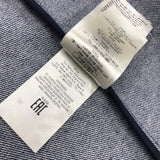 フェンディ FENDI デザインデニムワンピース FLD545 ブルー コットン レディース ワンピース