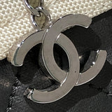 シャネル CHANEL パリビアリッツトートPM A34208 シルバー コーティングキャンバス レディース ハンドバッグ