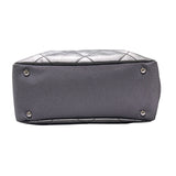 シャネル CHANEL パリビアリッツトートPM A34208 シルバー コーティングキャンバス レディース ハンドバッグ