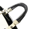 シャネル CHANEL パリビアリッツトートPM A34208 シルバー コーティングキャンバス レディース ハンドバッグ