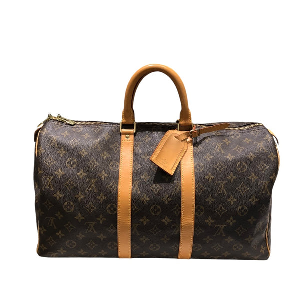 ルイ・ヴィトン LOUIS VUITTON キーポル45 M41428 ブラウン PVC ユニセックス ボストンバッグ