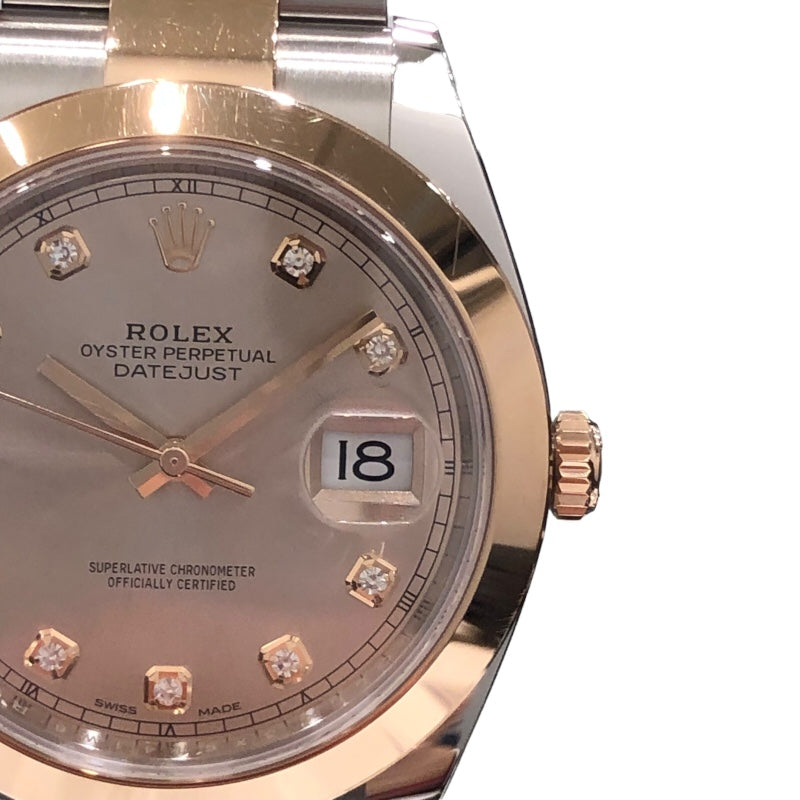 ロレックス ROLEX デイトジャスト41　サンダスト 126301G サンダスト pg メンズ 腕時計