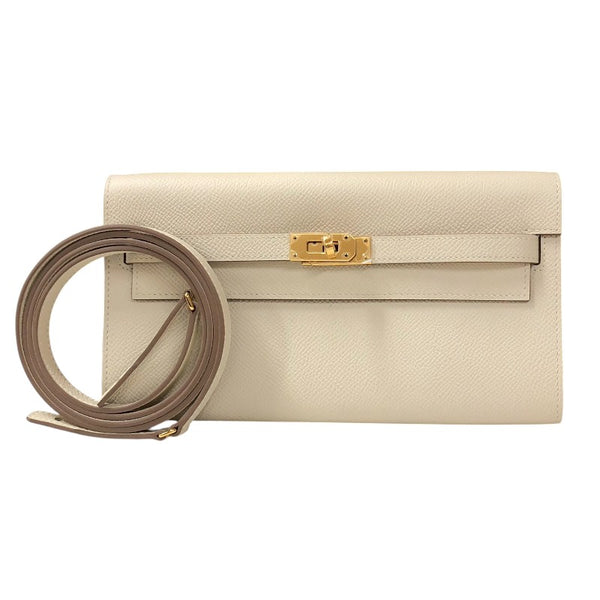 エルメス HERMES ケリートゥーゴー Z刻 クレ ゴールド金具 エプソン レディース ショルダーバッグ