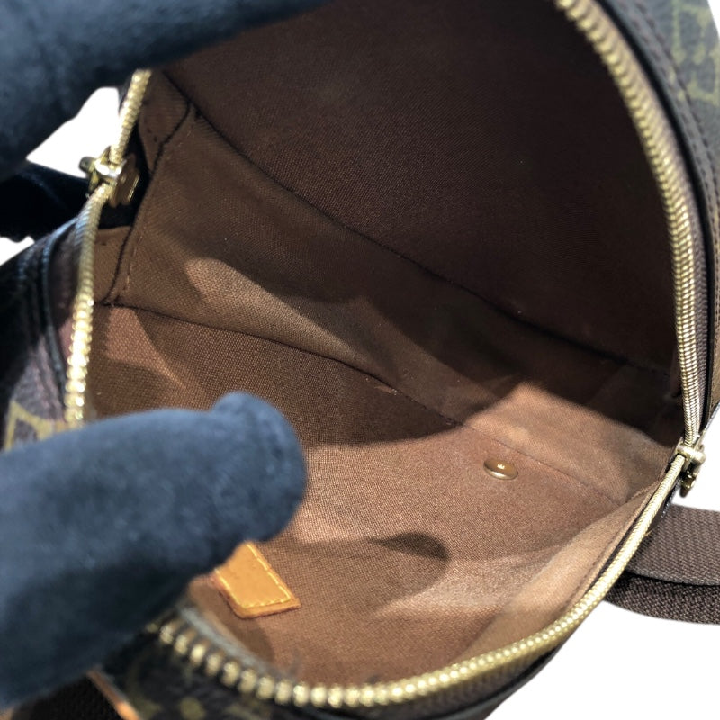 ルイ・ヴィトン LOUIS VUITTON ポシェット・ガンジュ M51870 ブラウン モノグラムキャンバス ユニセックス ボディバッグ