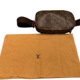 ルイ・ヴィトン LOUIS VUITTON ポシェット・ガンジュ M51870 ブラウン モノグラムキャンバス ユニセックス ボディバッグ