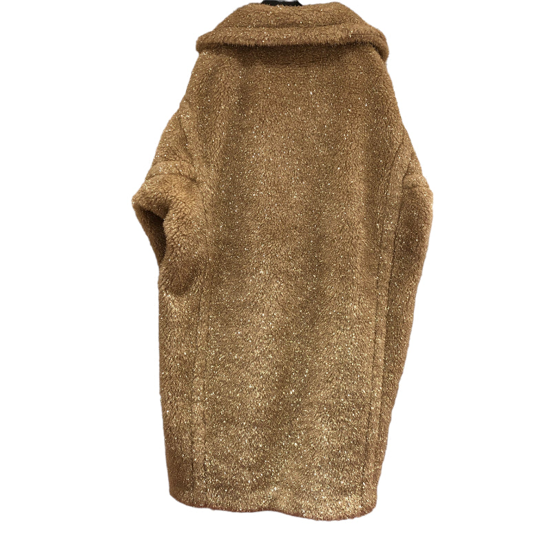 マックスマーラ Max Mara テディベアルレックスボアロングコート 101101016 ベージュ ゴールド ラメ レディース その他アウター
