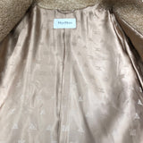 マックスマーラ Max Mara テディベアルレックスボアロングコート 101101016 ベージュ ゴールド ラメ レディース その他アウター