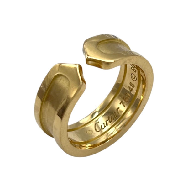 カルティエ Cartier C2リングSM #48(8号) K18YG ジュエリー