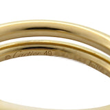 カルティエ Cartier ジュスト アン クル ダイヤ リング ダブル #49 K18YG ダイヤモンド ジュエリー